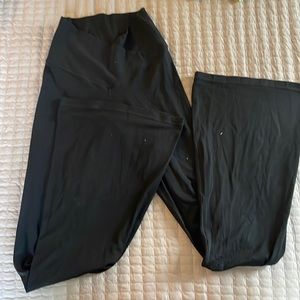 Aerie crossover flare leggings!